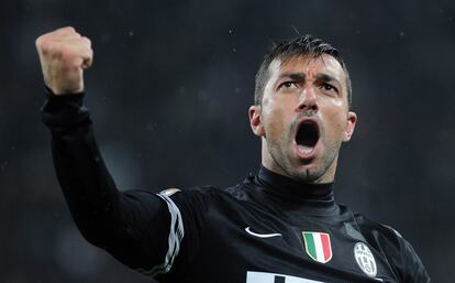 Fabio Quagliarella celebra su gol ante el Bolonia.