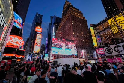 Vista de Times Square, Nueva York.