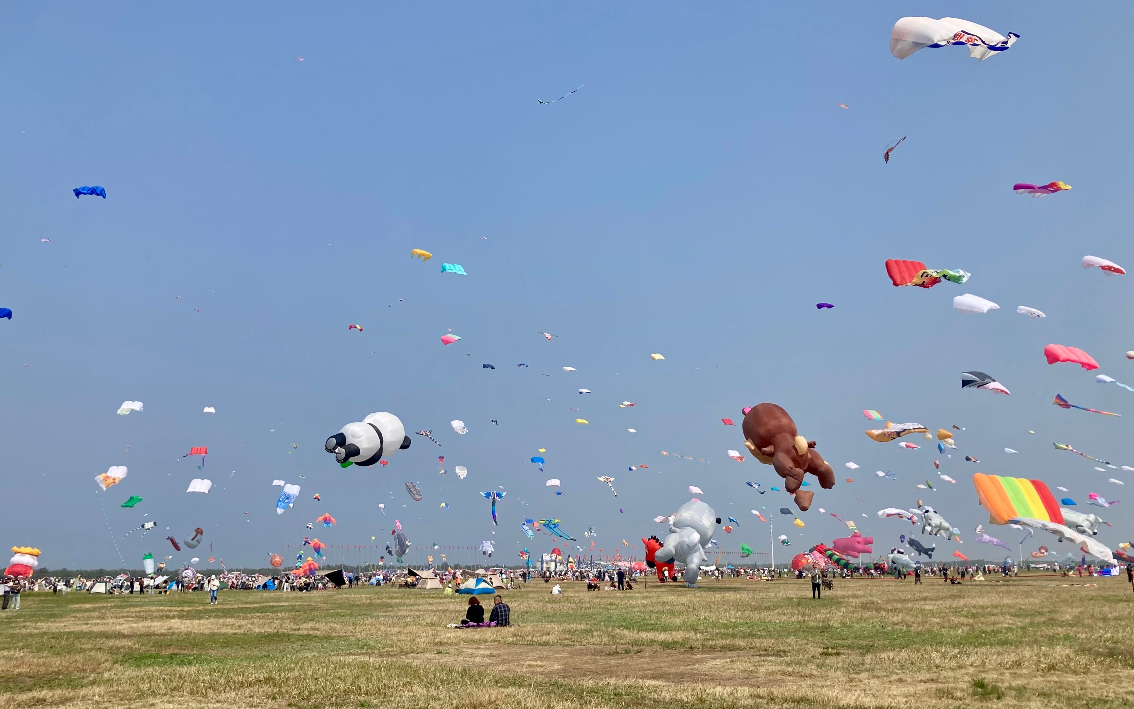 El festival internacional de cometas de Weifang, el viernes 17 de abril.