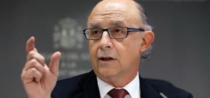 El ministro de Hacienda y Administraciones Públicas, Cristóbal Montoro.