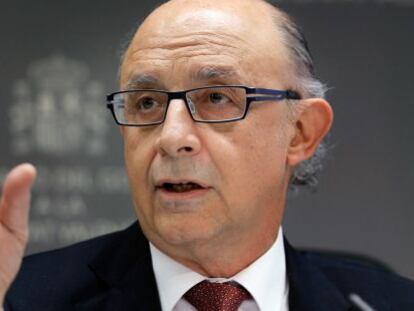 El ministro de Hacienda y Administraciones Públicas, Cristóbal Montoro.