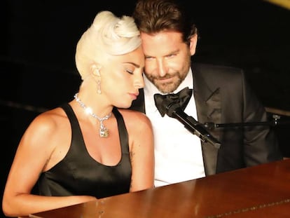 Lady Gaga y Bradley Cooper, en la gala de los Oscar 2019.