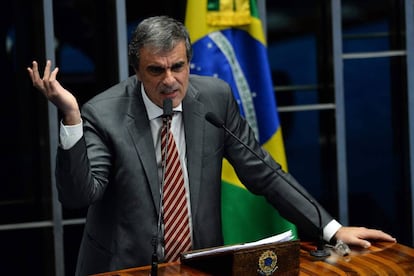 O advogado de Dilma, o ex-ministro José Eduardo Cardozo, apresenta os argumentos da defesa.