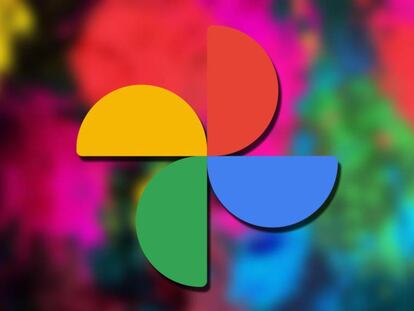 Logo de Google Fotos con colores
