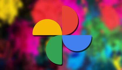 Logo de Google Fotos con colores