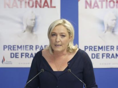 Marine Le Pen, presidenta del Frente Nacional