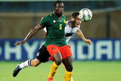 El camerunés Tabot, con la camiseta de la sub 20 de su selección (imagen tomada de FIFA.com)