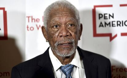 Morgan Freeman, en el Museo Americano de Historia Natrual, en Nueva York, el pasado mayo.