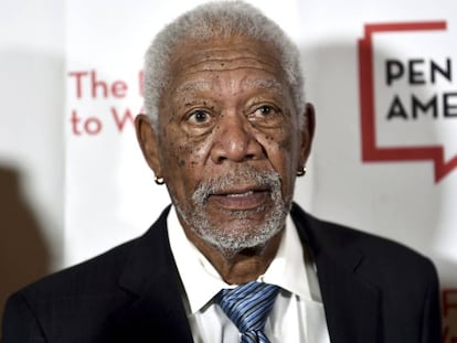 Morgan Freeman, en el Museo Americano de Historia Natrual, en Nueva York, el pasado mayo. 