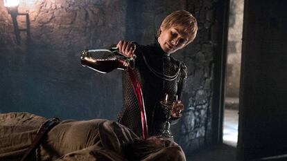 Cersei Lannister en uno de sus momentos de tortura.