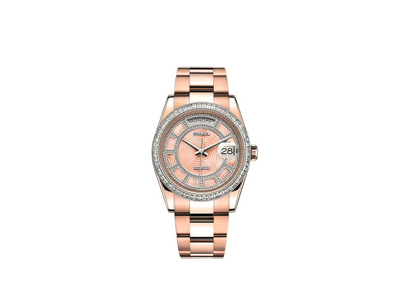 Reloj Oyster Perpetual Day-Date Sertie de Rolex (c. p. v.).