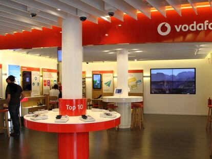 Tienda de Vodafone. 