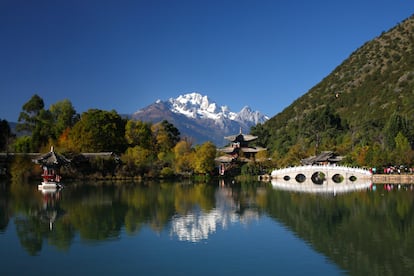 La ciudad de Lijiang y sus paisajes de cuento.