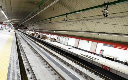 El túnel, en el pasado 24 de octubre, ante de la reapertura.