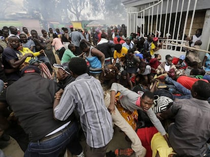 Incidentes en Kenia durante una distribución de comida diseñada para hacer frente a la crisis del coronavirus.