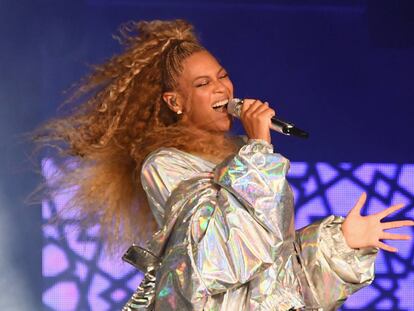 Beyoncé durante una actuación en directo.