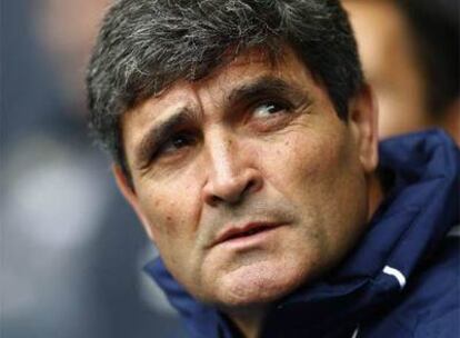 Juande Ramos, durante un partido con el Tottenham esta temporada.