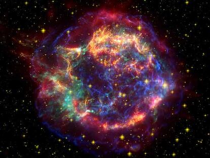 Luz de una estrella moribunda