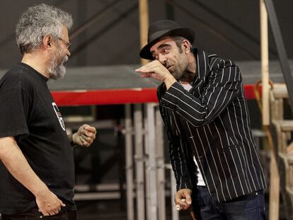 El actor Luis Tosar junto al director Quico Cadaval