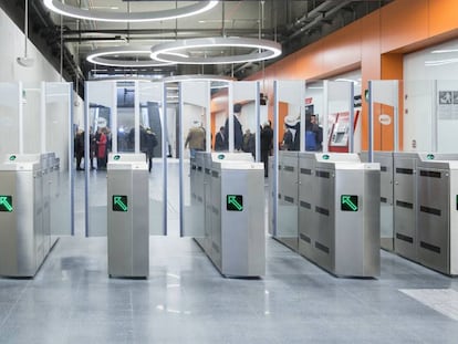 La nova estació de metro de la Ciutat de la Justícia, a l’Hospitalet.