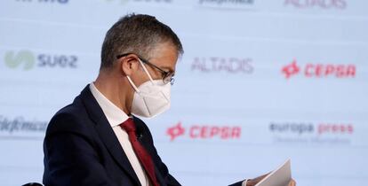 El gobernador del Banco de España, Pablo Hernández de Cos.