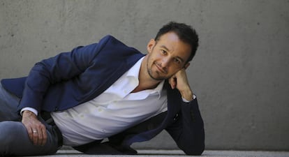 El director Alejandro Amenábar en la Academia de Cine de Madrid.