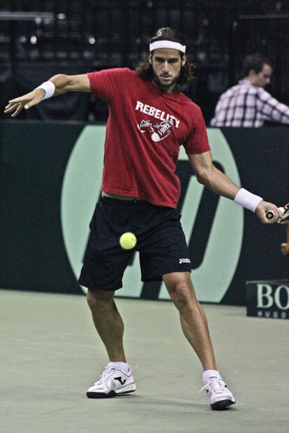 Feliciano López, ayer en Austin.