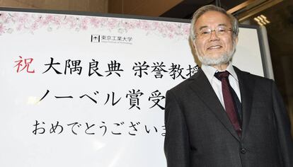 El cient&iacute;fic japon&egrave;s Yoshinori Ohsumi.