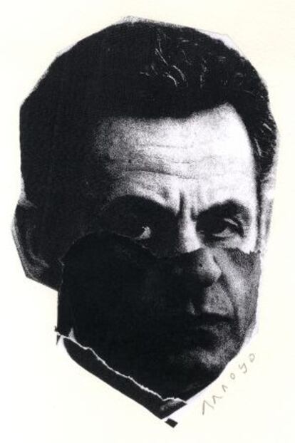 Ilustración de Nicolas Sarkozy.