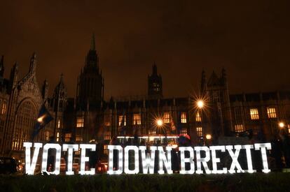 Protesta contra el Brexit en Londres. 