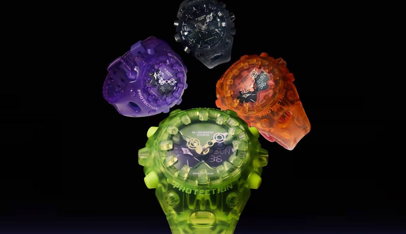 El Casio G-Shock GA-V01 se actualiza con una curiosa versión transparente
