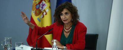 La ministra Portavoz y de Hacienda, María Jesús Montero.