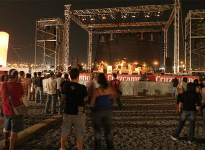 Uno de los conciertos del Festival de Rock del Zaidín, el año pasado en Granada.