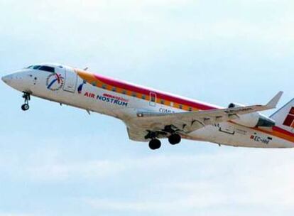 Avión de Air Nostrum.