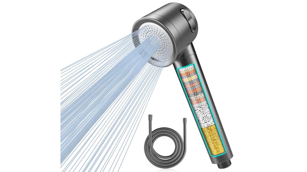Cabezal de ducha con filtro antical mejorado.