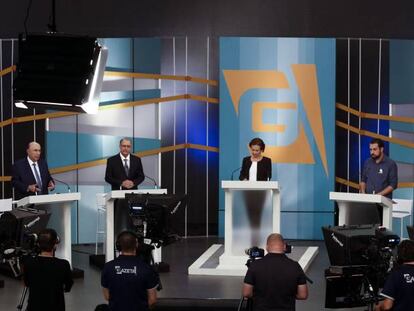 Debate entre os candidatos à Presidência na TV Gazeta.