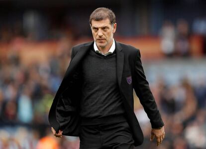 Slaven Bilic durante el partido del West Ham ante Burnley.