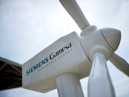 Una de las turbinas de Siemens Gamesa.