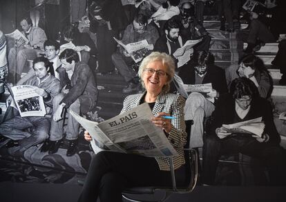 Soledad Gallego-Díaz in the EL PAÍS newsroom.