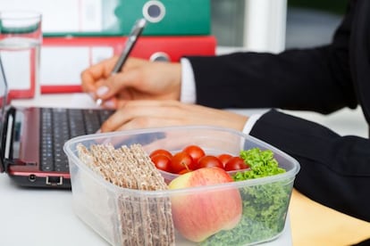 Comida en la oficina