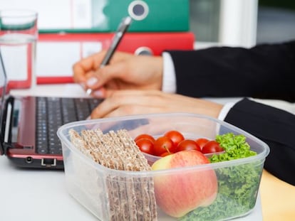 Comida en la oficina