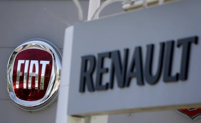 Logos de Fiat y Renault