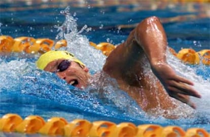 El australiano Ian Thorpe, en la final de 400 metros estilos de los Juegos Olímpicos de Sidney.