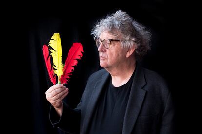 Retrato de Paul Muldoon, poeta irlandés y ganador del premio Pulitzer de poesía en 2003.