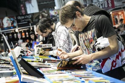 Jóvenes visitantes en una edición dedicada al Western y a la crisis.