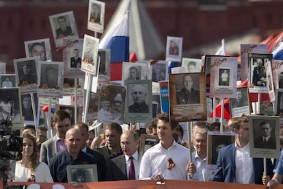 El presidente ruso, Vladimir Putin, celebra los 71 años del fin de la Segunda Guerra Mundial.