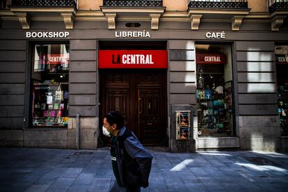 Librería La Central, cerrada en Madrid