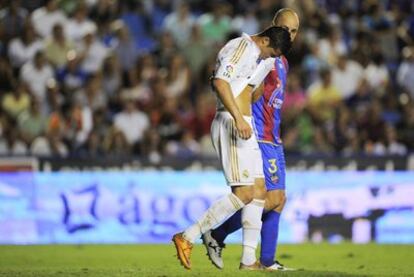 Cristiano, tras fallar una ocasión.