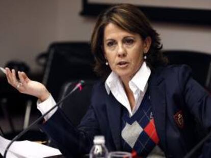 La presidenta del Gobierno de Navarra, Yolanda Barcina. EFE/Archivo