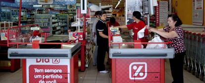 Imagen de un supermercado DIA en Brasil.
